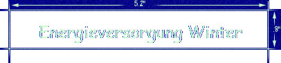 Energieversorgung Winter
