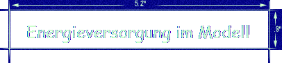 Energieversorgung im Modell 
